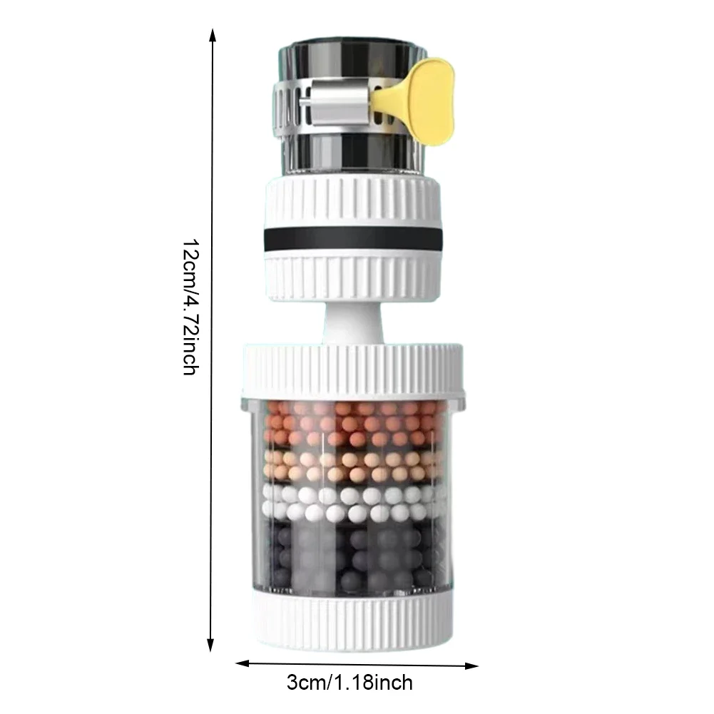 Home Bathroom Shower - Universal ก๊อกน้ํา 6 ชั้นก๊อกน้ํากรองน้ําแตะ Splash-proof Water