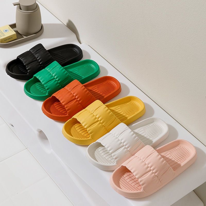 Home One Bathroom Accessories - รองเท้าแตะพื้นนุ่มแบบใหม่ปี 2026 สำหรับผู้หญิง ใช้ในบ้าน ห้องน้ำ กันลื่น