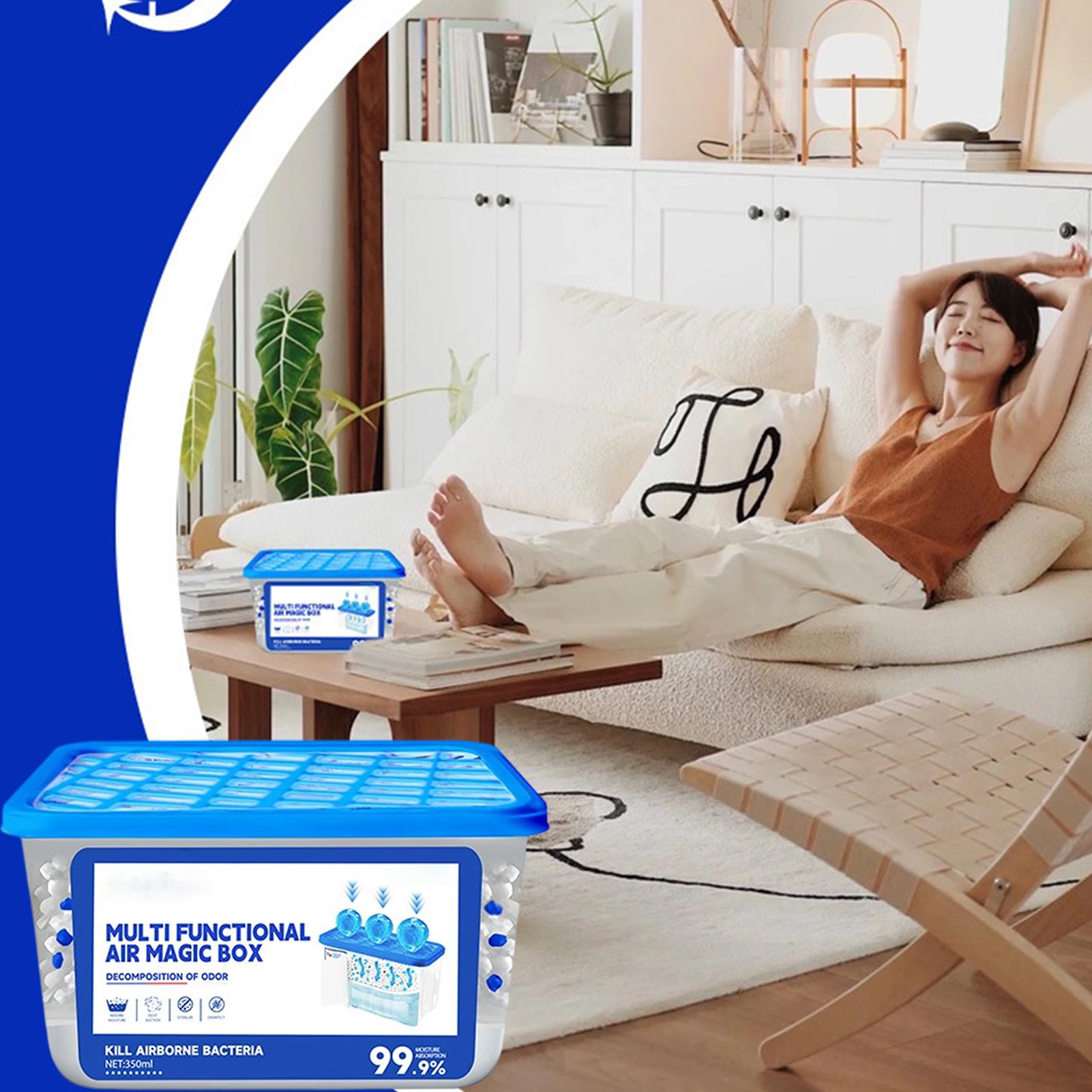 Home Bathroom Freshener - กล่องกำจัดฝุ่น 350 มล. น้ำหอมปรับอากาศอัตโนมัติ กลิ่นหอมติดทนนาน ดูดฝุ่นในอากาศ