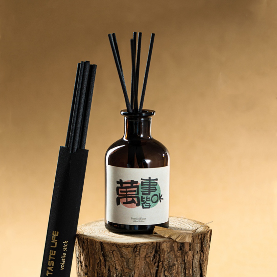 Home Bathroom Freshener - ก้านไม้หอมหวายธรรมชาติ สำหรับกระจายกลิ่นหอมในห้องน้ำ กำจัดกลิ่นไม่พึงประสงค์ ตกแต่งบ้าน ขนาด 17