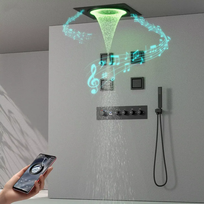 ชุดฝักบัว LED อัจฉริยะ พร้อมระ - Home Bathroom Shower บทวิจารณ์และราคา