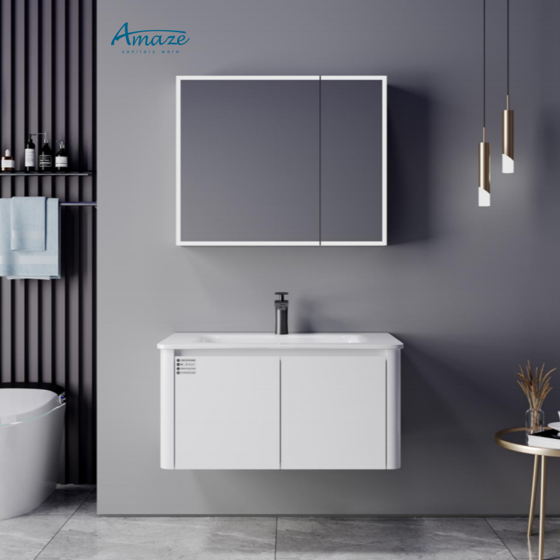 ตู้ห้องน้ำ AMAZE เฟอร์นิเจอร์ห - Home Bathroom Vanity Combo บทวิจารณ์และราคา