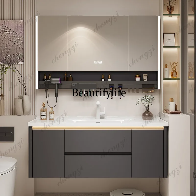 M07 ตู้เก็บของ ตู้เก็บของ กระจ - Home Bathroom Vanity Combo บทวิจารณ์และราคา