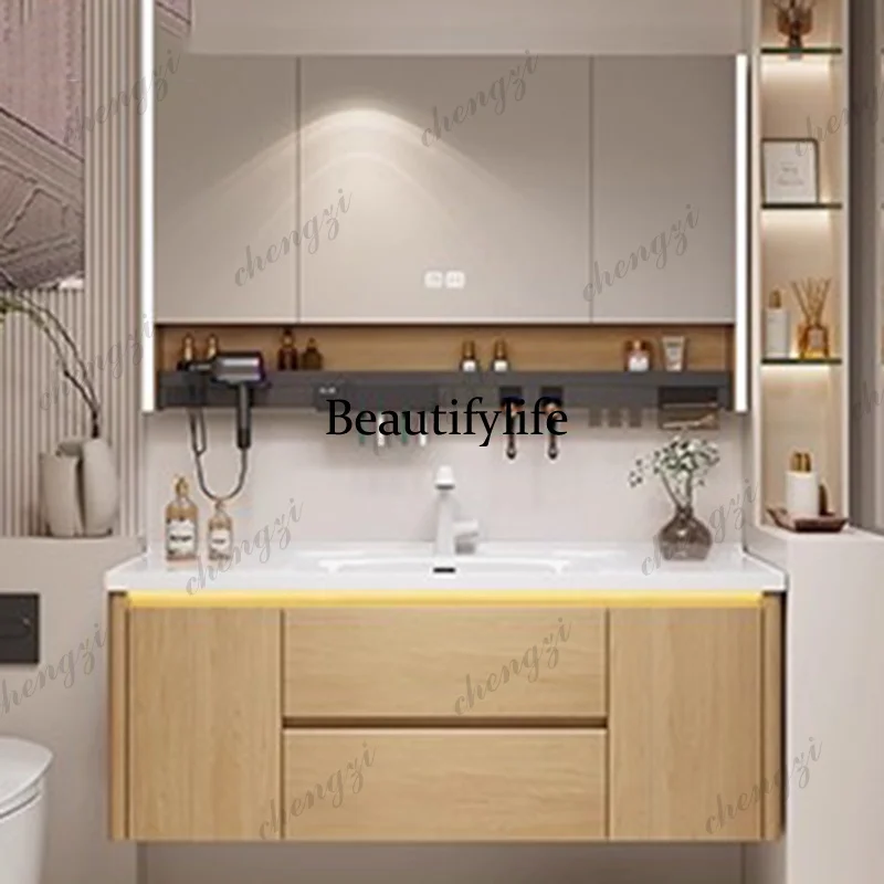 M07 ตู้เก็บของ ตู้เก็บของ กระจ - Home Bathroom Vanity Combo บทวิจารณ์และราคา