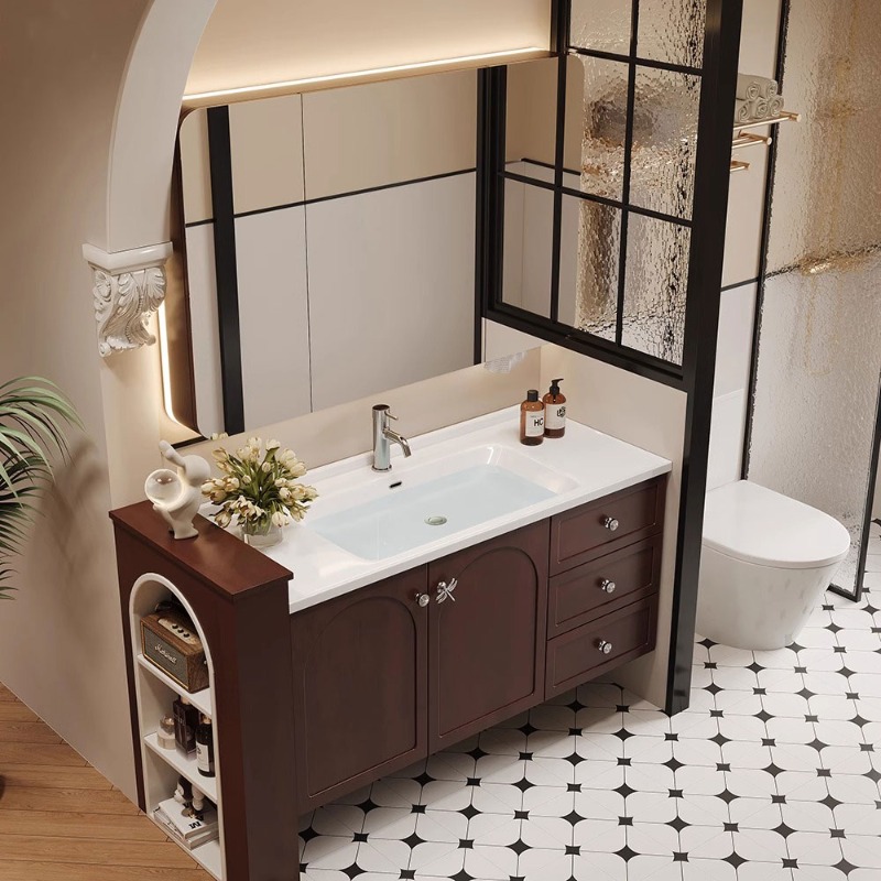 ตู้เก็บของในห้องน้ำแบบติดผนัง  - Home Bathroom Vanity Combo บทวิจารณ์และราคา