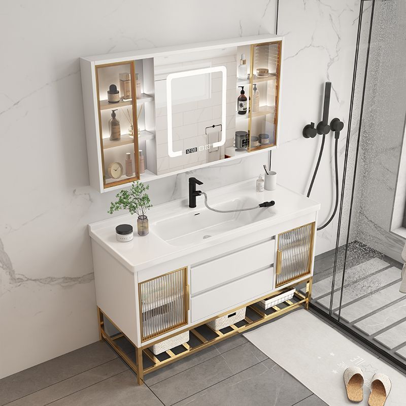 ตู้ห้องน้ำพร้อมอ่างล้างหน้าแบบ - Home Bathroom Vanity Combo บทวิจารณ์และราคา
