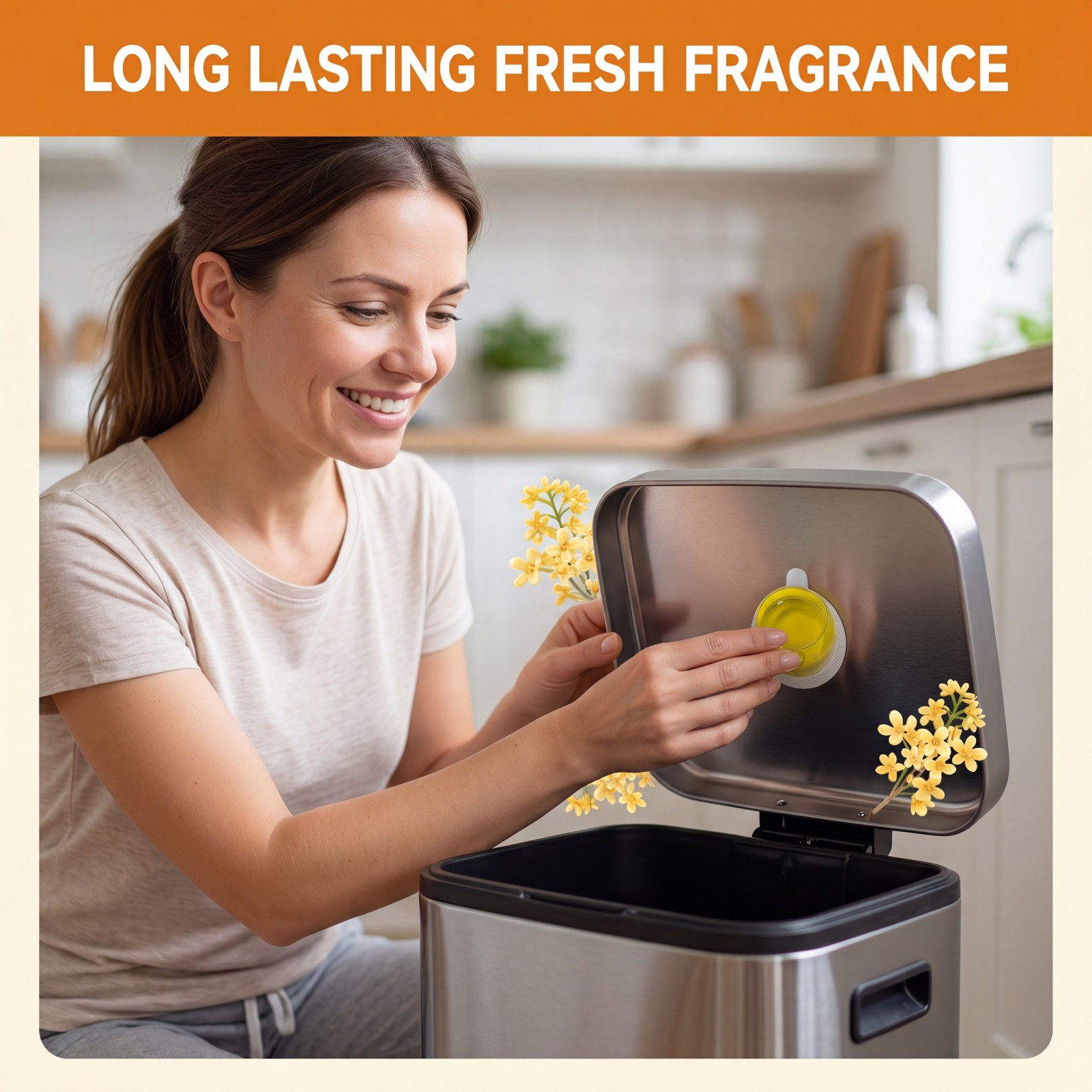 6x Osmanthus Trash Can Deodori - Home Bathroom Freshener บทวิจารณ์และราคา