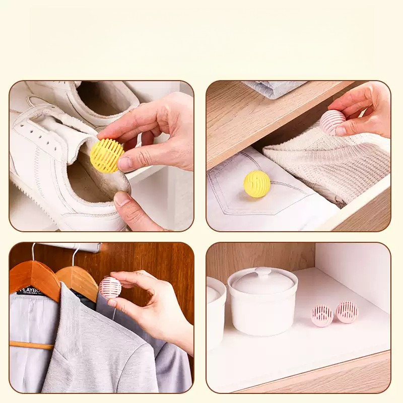 6 ชิ้น/แพ็ค ลูกบอลดับกลิ่น, ป้ - Home Bathroom Freshener บทวิจารณ์และราคา