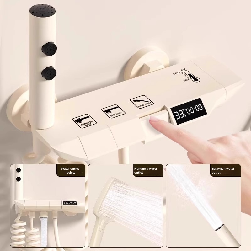 ชุดฝักบัวอาบน้ำแบบไร้สาย รุ่นค - Home Bathroom Shower บทวิจารณ์และราคา