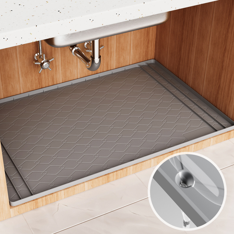 แผ่นรองซิลิโคนใต้ซิงค์ อุปกรณ์ - Home Essentials Bathroom Cabinet บทวิจารณ์และราคา