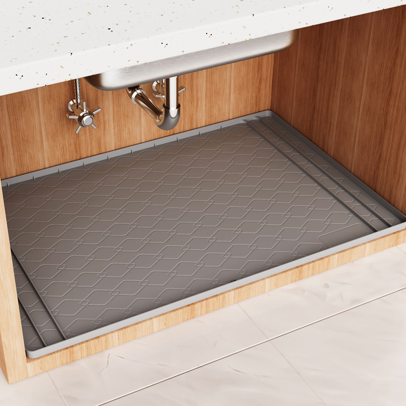 แผ่นรองซิลิโคนใต้ซิงค์ อุปกรณ์ - Home Essentials Bathroom Cabinet บทวิจารณ์และราคา