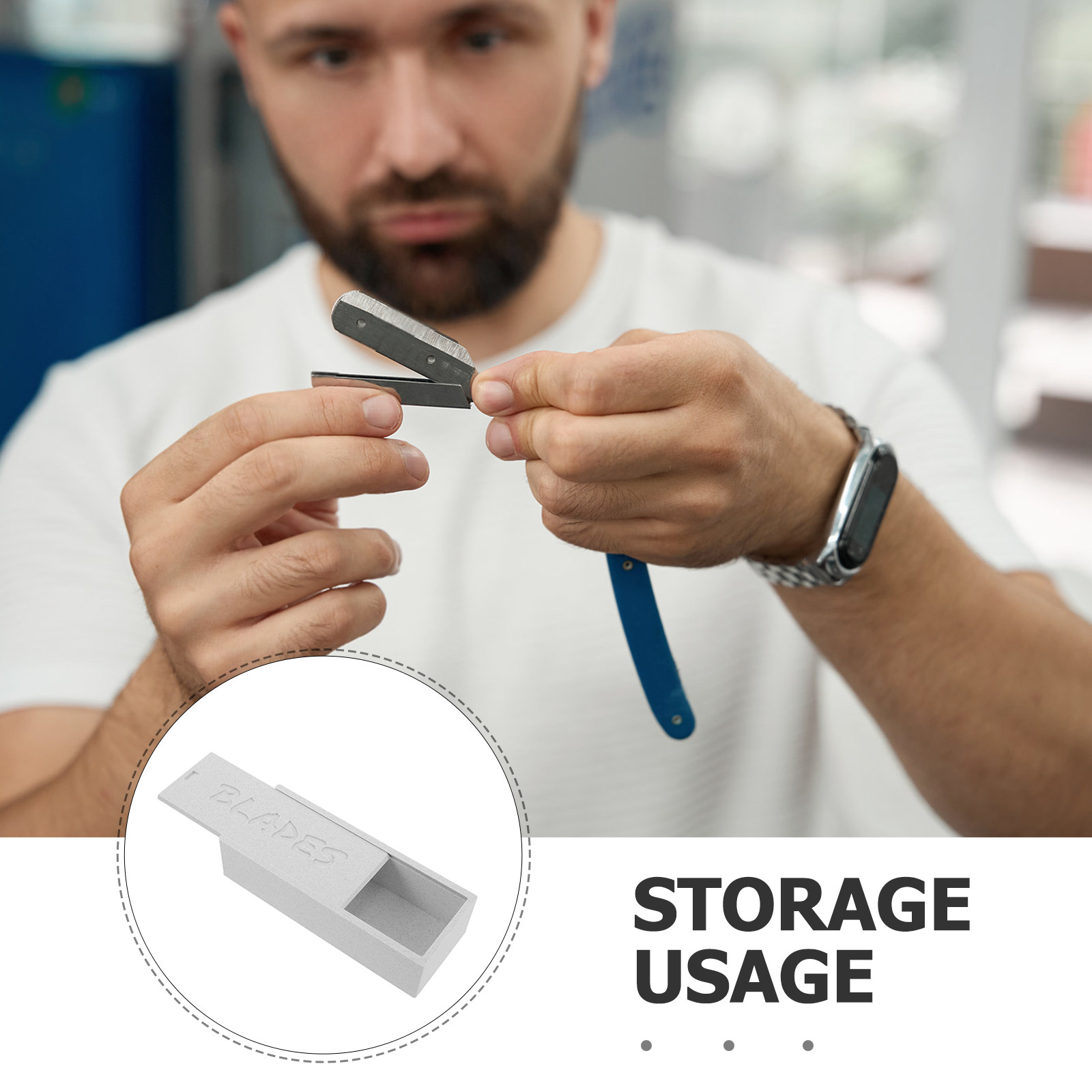 กล่องเก็บใบมีดปัตตาเลี่ยนแบบสอ - Home One Bathroom Accessories บทวิจารณ์และราคา