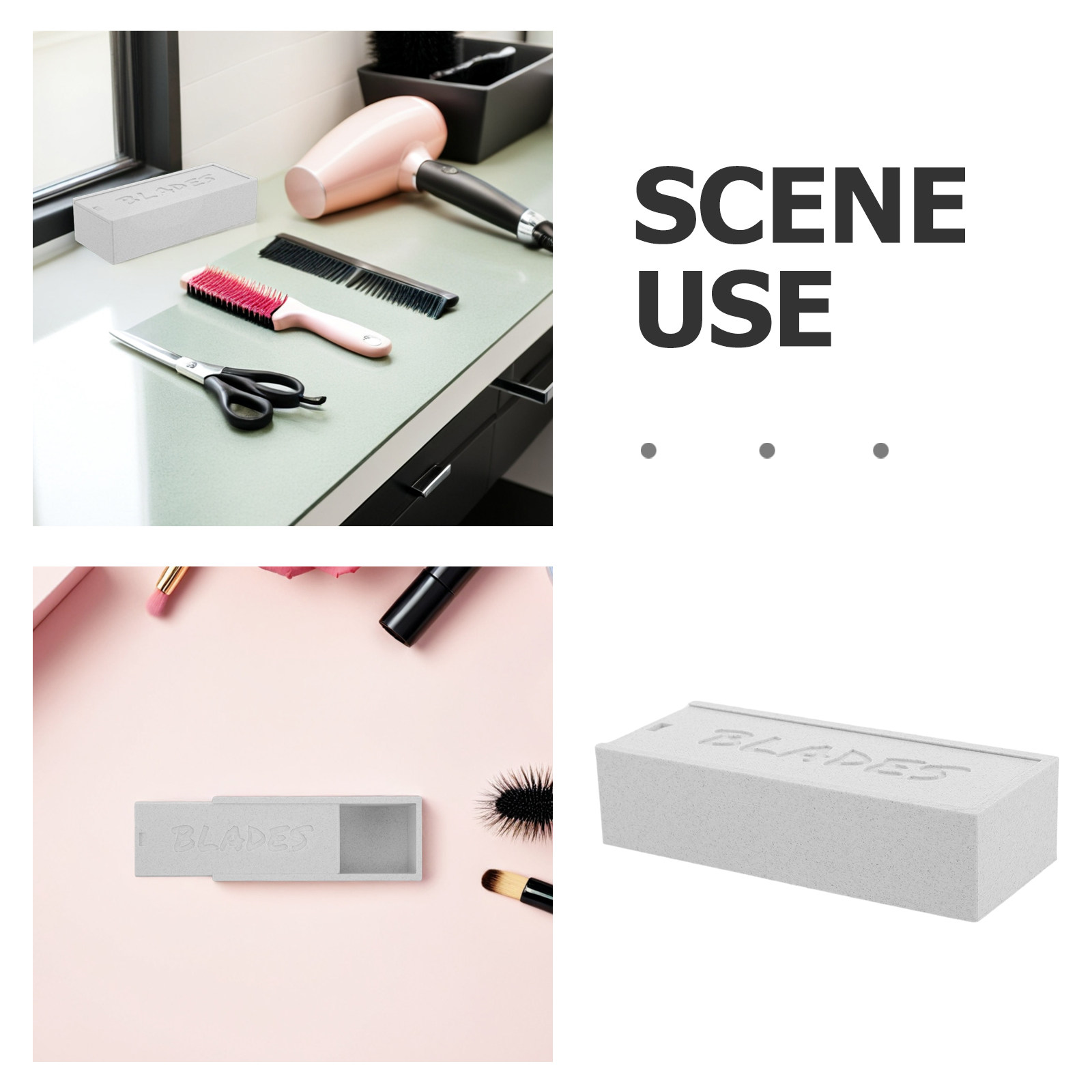 กล่องเก็บใบมีดพลาสติกสีน้ำตาลแ - Home One Bathroom Accessories บทวิจารณ์และราคา