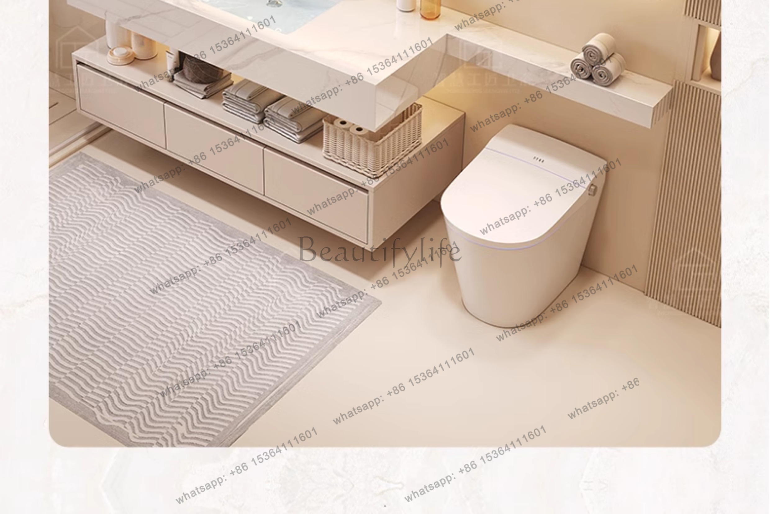 ตู้ห้องน้ำ LJYPartitions ตู้เก - Home Bathroom Vanity Combo บทวิจารณ์และราคา