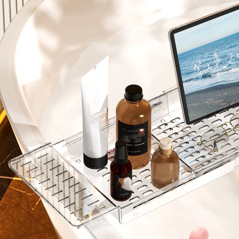 ใหม่ปรับอ่างอาบน้ําแคดดี้ถาดมั - Bath Caddy Tray บทวิจารณ์และราคา