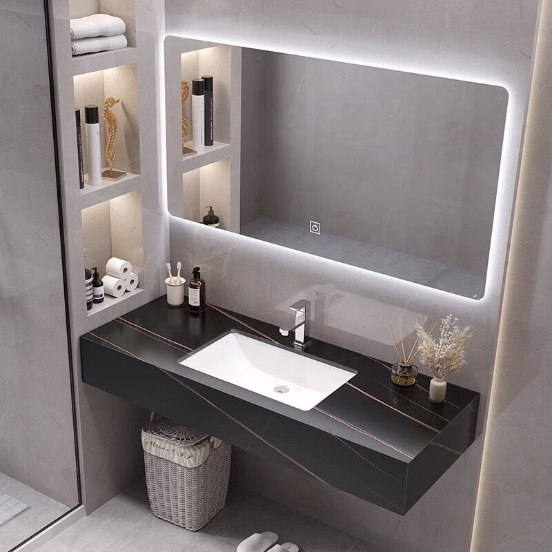 ตู้เก็บของในห้องน้ำแบบโมเดิร์น - Home Bathroom Vanity Combo บทวิจารณ์และราคา
