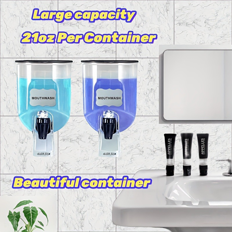 ขวดจ่ายน้ำยาบ้วนปาก 600 มล. 2  - Home Bathroom Freshener บทวิจารณ์และราคา