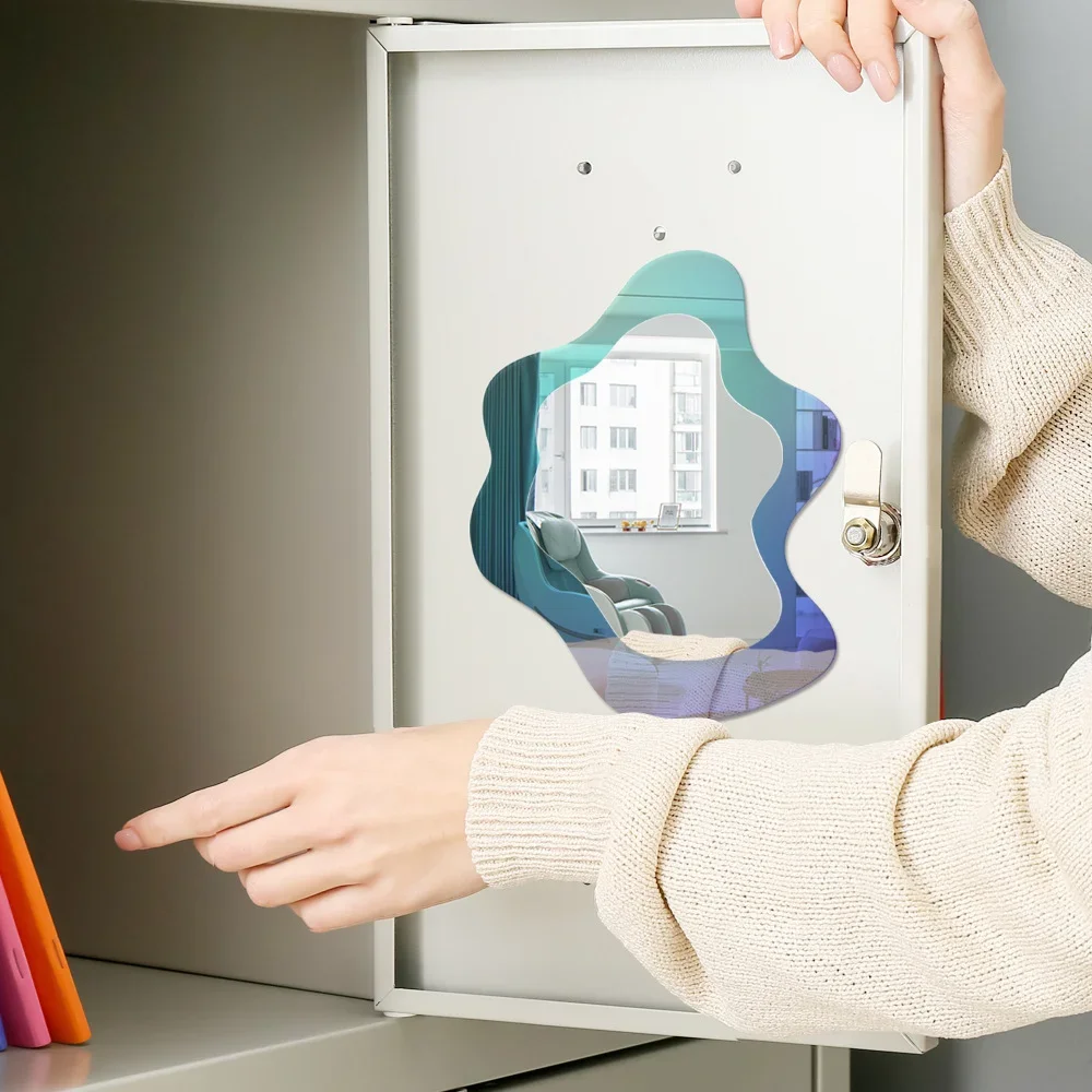 กระจกแม่เหล็กแบบใหม่ ลายเรขาคณ - Home Essentials Bathroom Cabinet บทวิจารณ์และราคา