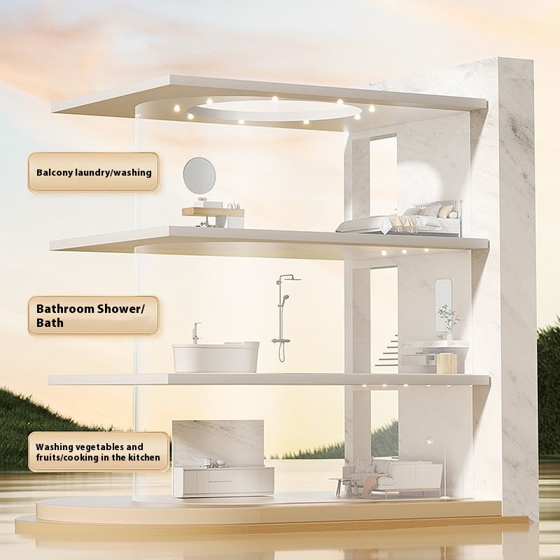 หัวฝักบัวก่อนฝักบัว ชุดฝักบัวส - Home Bathroom Shower บทวิจารณ์และราคา