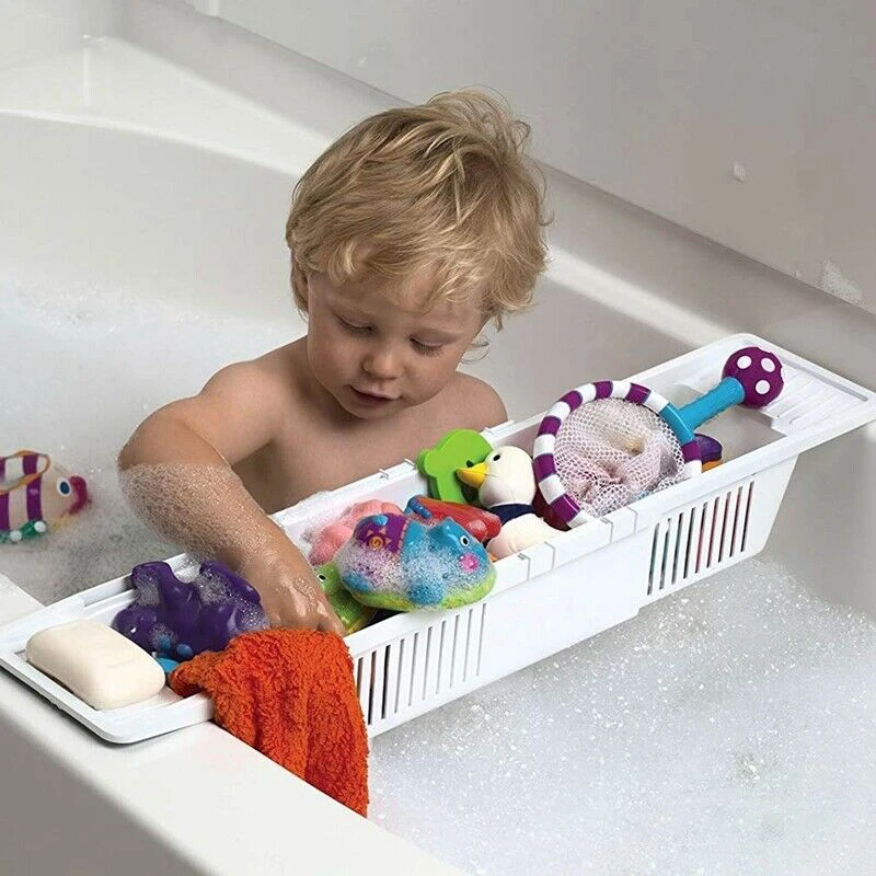 ถาดแคดดี้อ่างอาบน้ำตะกร้ามัลติ - Bath Caddy Tray บทวิจารณ์และราคา