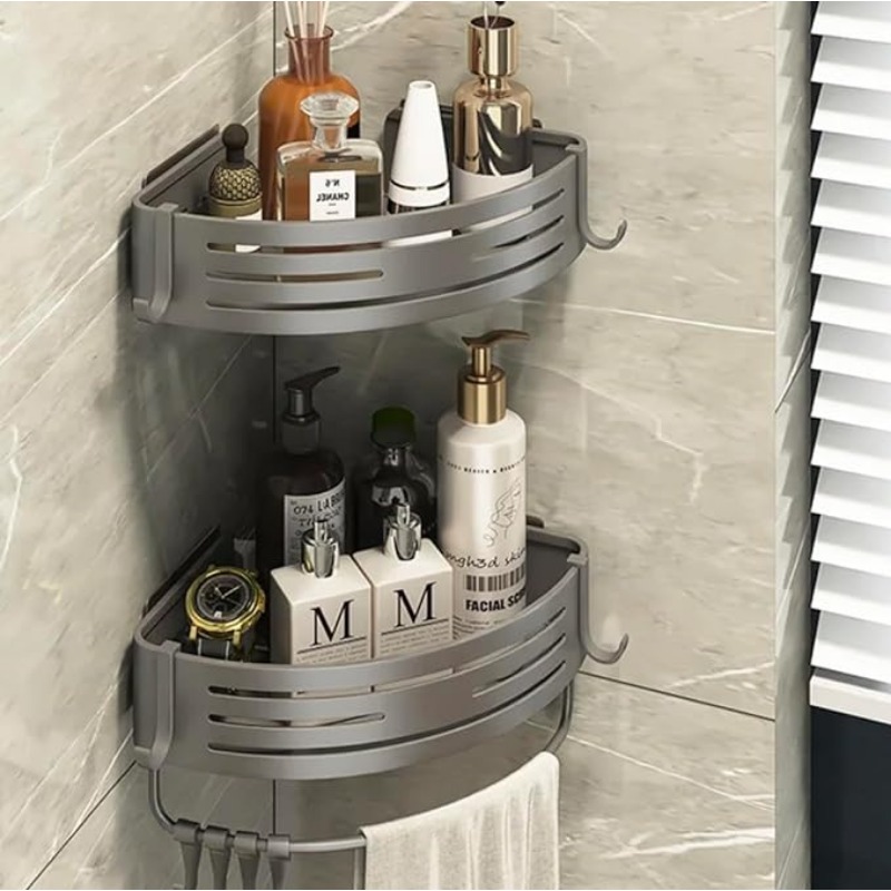 ชั้นวางของในห้องอาบน้ำแบบติดผน - Bath Caddy Tray บทวิจารณ์และราคา