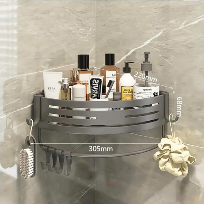 ชั้นวางของในห้องอาบน้ำแบบติดผน - Bath Caddy Tray บทวิจารณ์และราคา