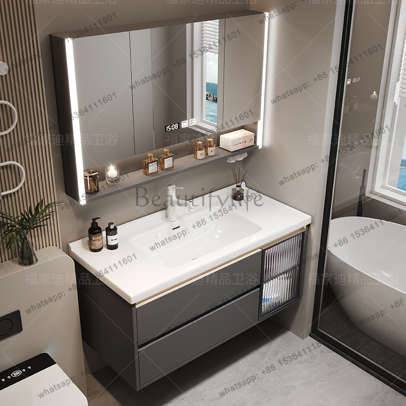 ตู้เก็บของในห้องน้ำสุดหรูทันสม - Home Bathroom Vanity Combo บทวิจารณ์และราคา