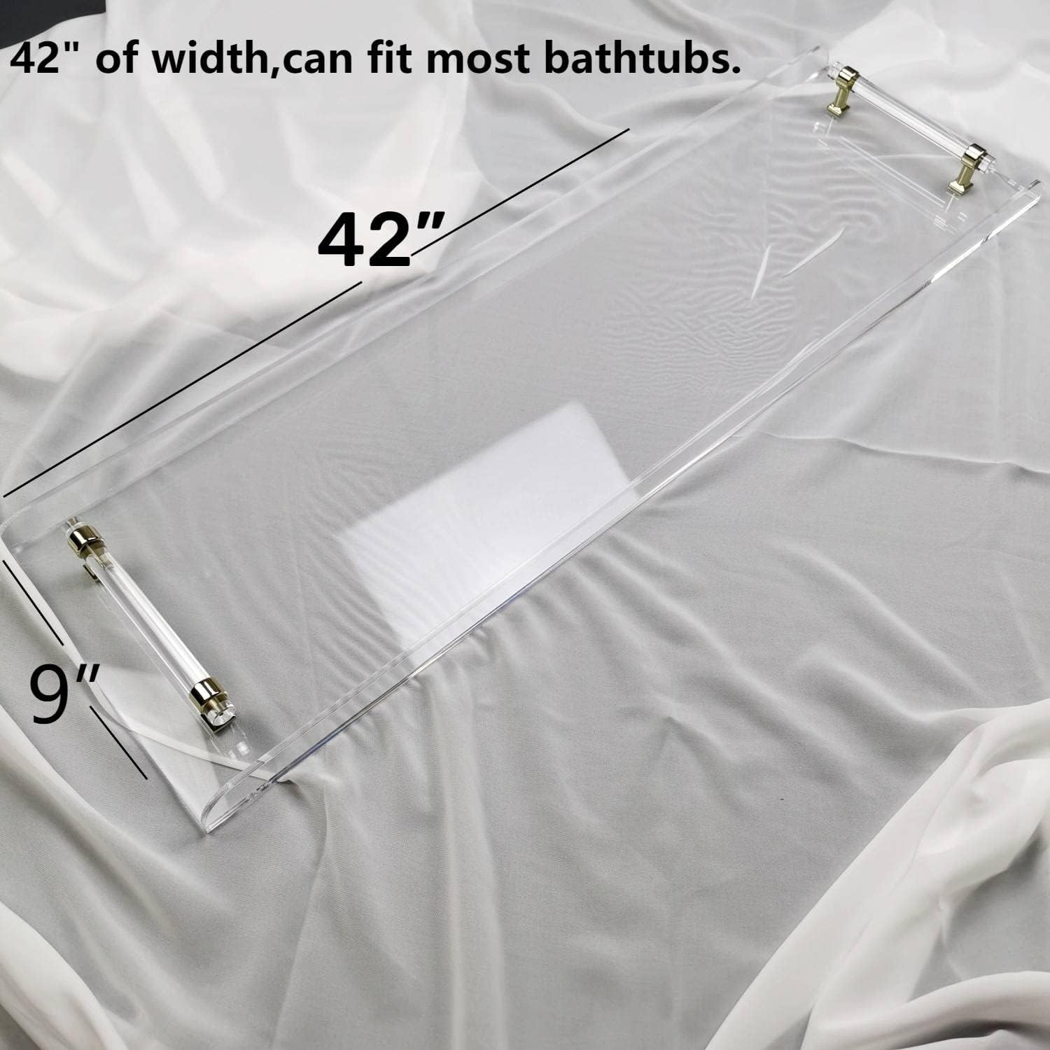 ถาดวางของในอ่างอาบน้ำอะคริลิกใ - Bath Caddy Tray บทวิจารณ์และราคา