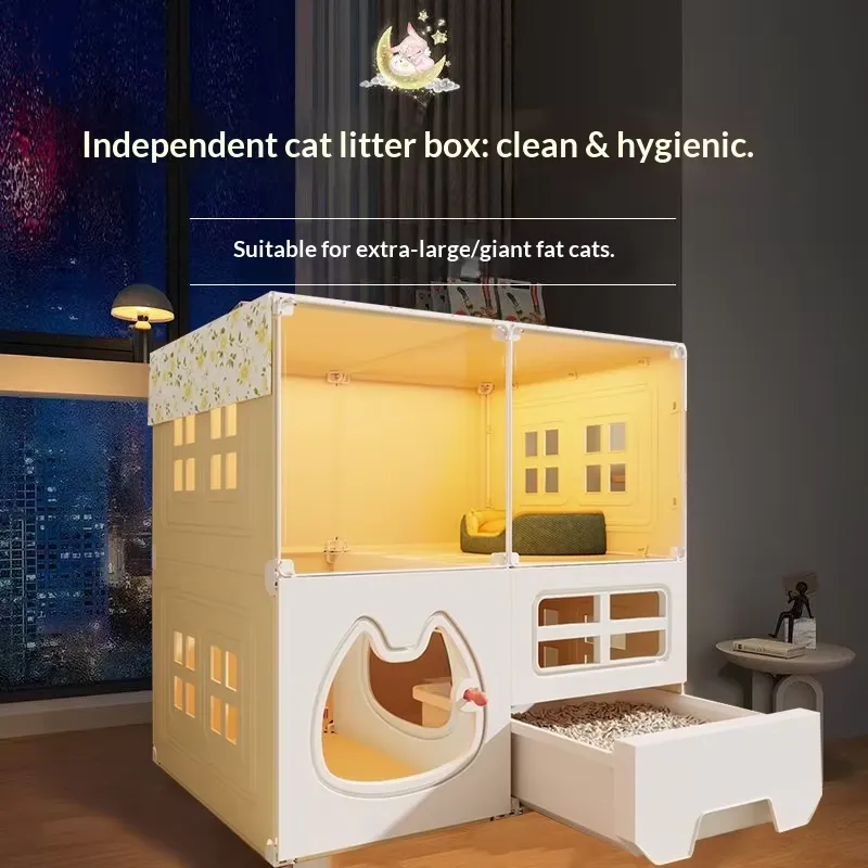 บ้านแมวพลาสติกพร้อมห้องน้ำในตั - Home One Bathroom Accessories บทวิจารณ์และราคา
