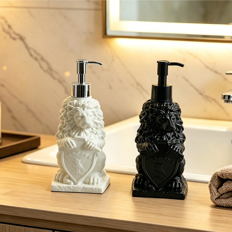 ขวดสบู่รูปโล่สิงโตวินเทจ ของตก - Home One Bathroom Accessories บทวิจารณ์และราคา