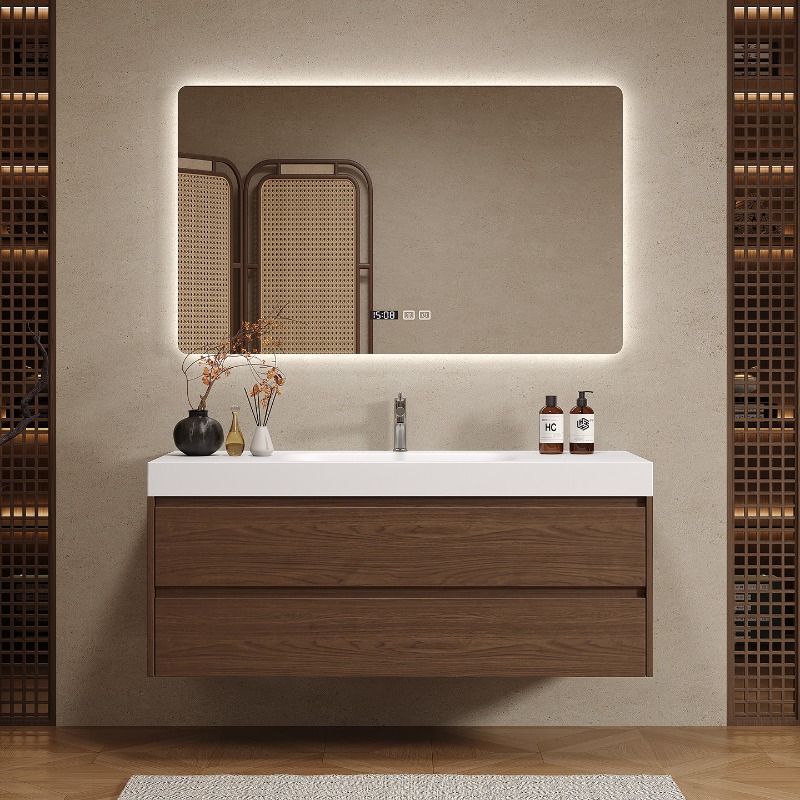 ตู้ห้องน้ำแบบไม้ ตู้เก็บของแบบ - Home Bathroom Vanity Combo บทวิจารณ์และราคา