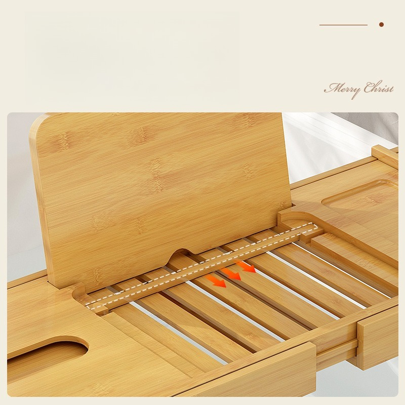 ถาดวางของในอ่างอาบน้ำแบบขยายได - Bath Caddy Tray บทวิจารณ์และราคา