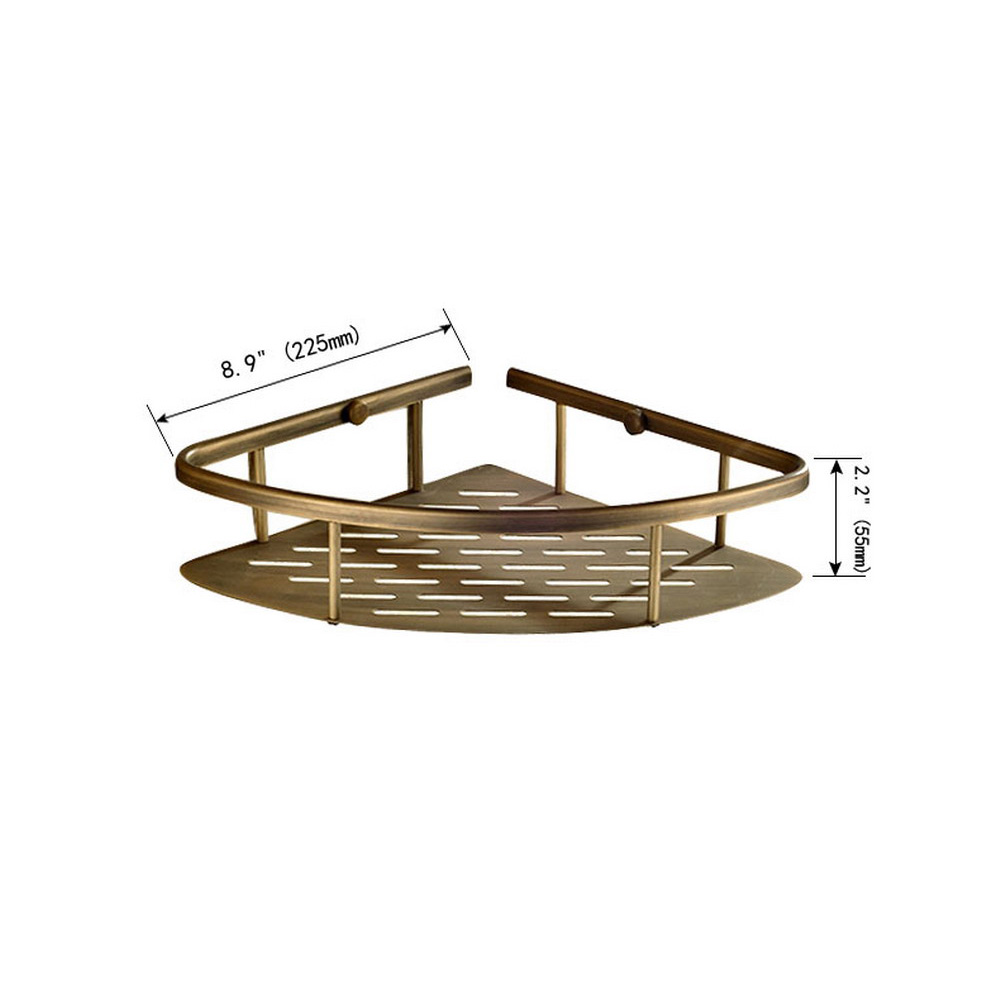 ทองเหลืองโบราณอุปกรณ์ห้องน้ําม - Bath Caddy Tray บทวิจารณ์และราคา
