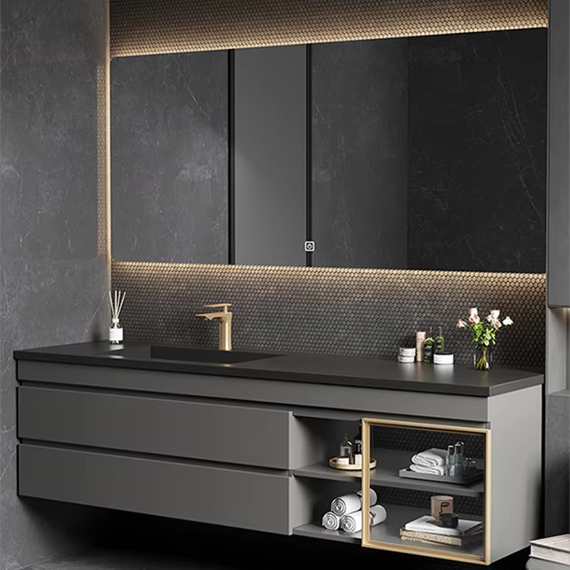 ตู้ห้องน้ำพร้อมกระจกสไตล์นอร์ด - Home Bathroom Vanity Combo บทวิจารณ์และราคา