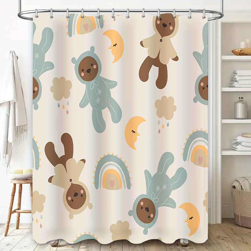 ชุดผ้าม่านอาบน้ําพิมพ์ลายสัตว์ - Adorable Home Bathroom Ideas บทวิจารณ์และราคา