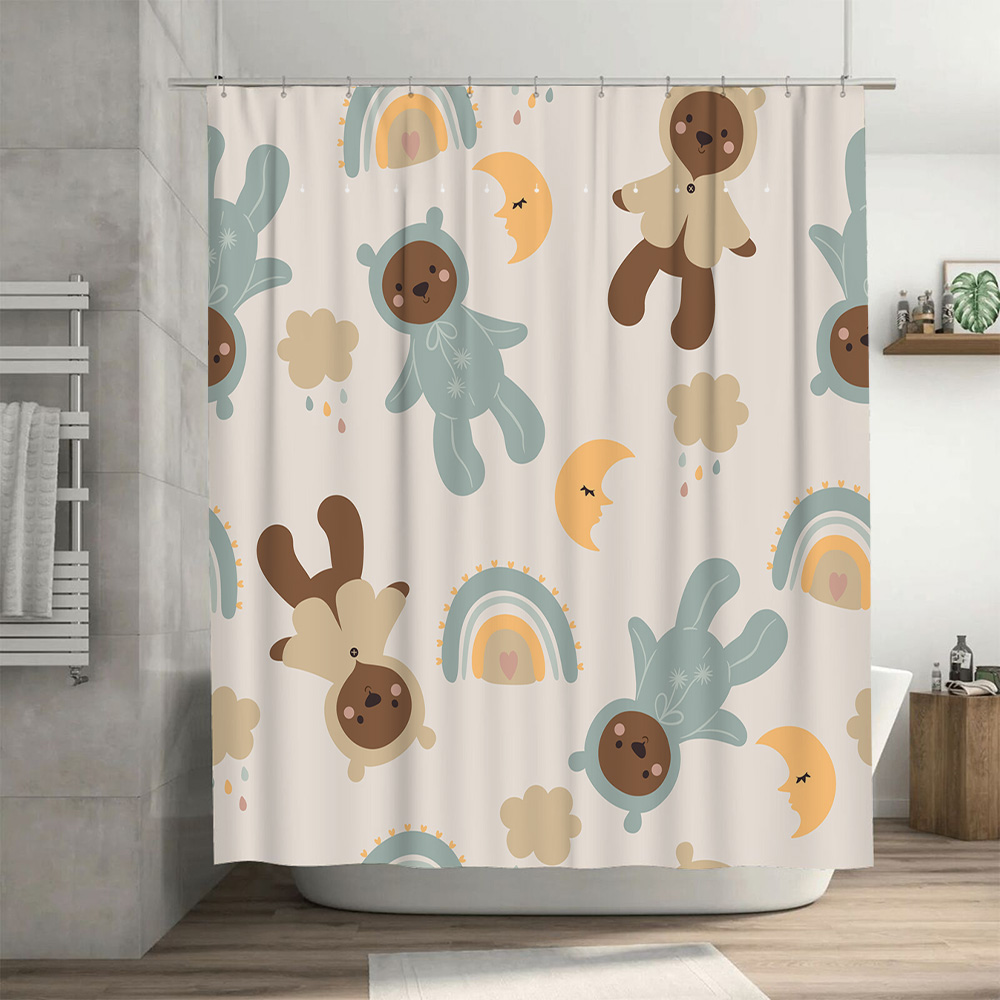 ชุดผ้าม่านอาบน้ําพิมพ์ลายสัตว์ - Adorable Home Bathroom Ideas บทวิจารณ์และราคา