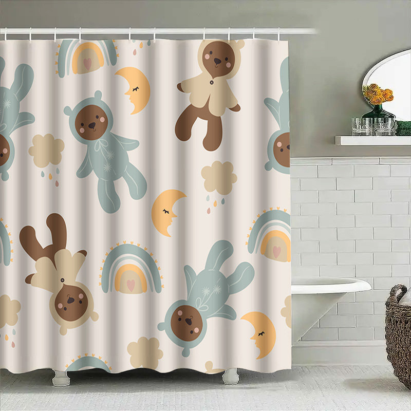 ชุดผ้าม่านอาบน้ําพิมพ์ลายสัตว์ - Adorable Home Bathroom Ideas บทวิจารณ์และราคา