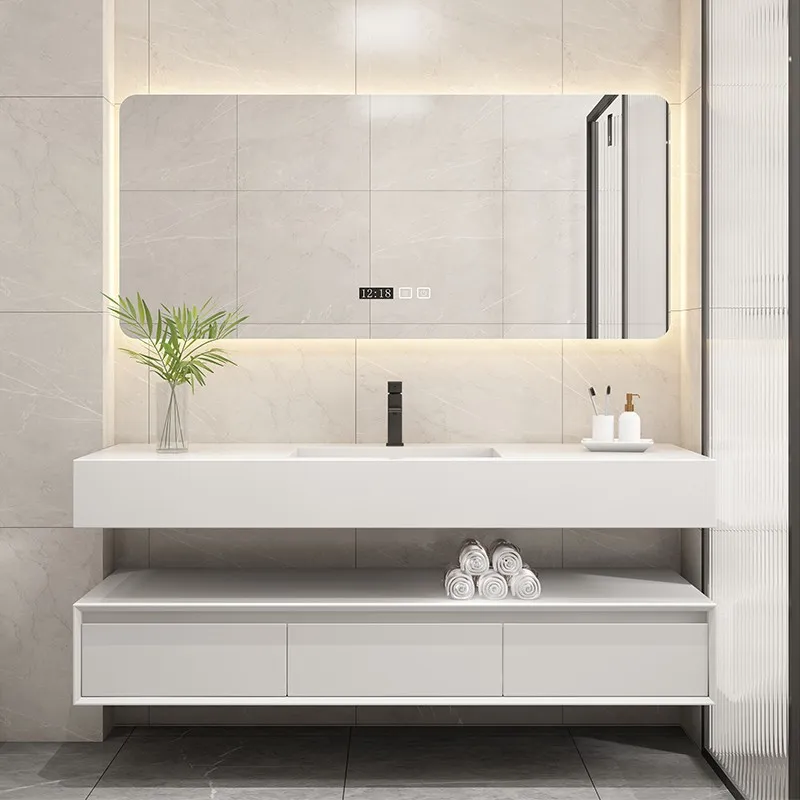 ตู้ล้างหน้าแบบสองอ่างพร้อมท็อป - Home Bathroom Vanity Combo บทวิจารณ์และราคา