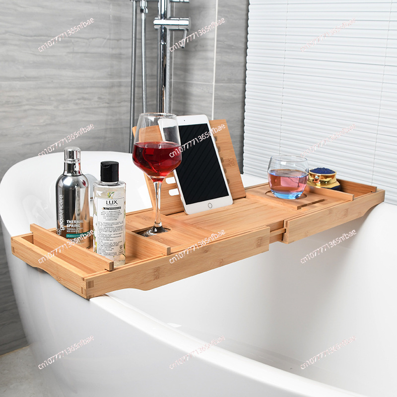ถาดวางของในอ่างอาบน้ำสีน้ำตาลส - Bath Caddy Tray บทวิจารณ์และราคา