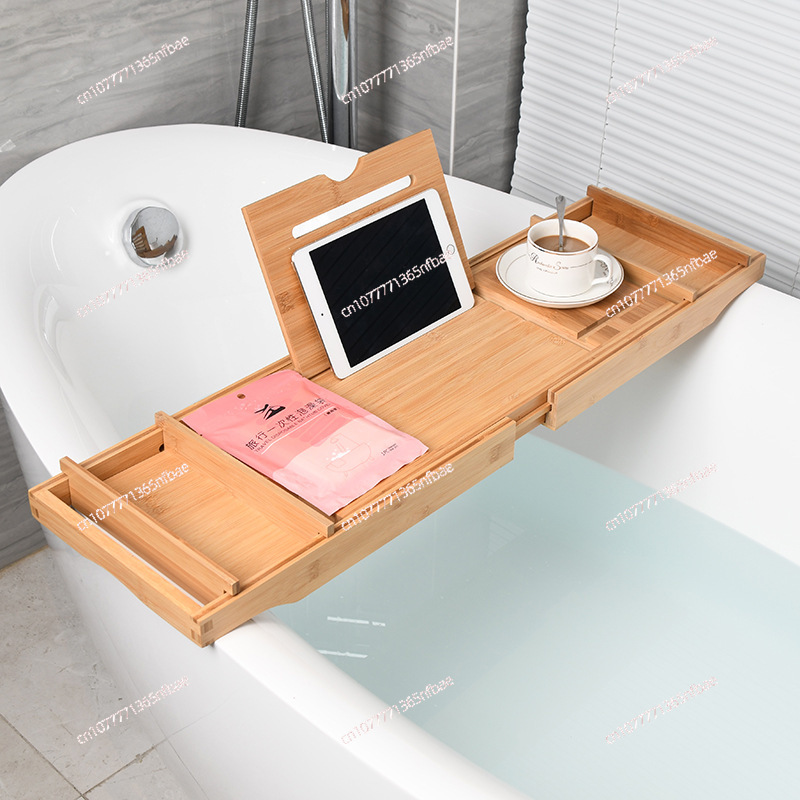 ถาดวางของในอ่างอาบน้ำสีน้ำตาลส - Bath Caddy Tray บทวิจารณ์และราคา