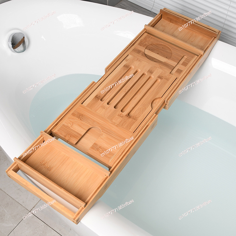 ถาดวางของในอ่างอาบน้ำสีน้ำตาลส - Bath Caddy Tray บทวิจารณ์และราคา