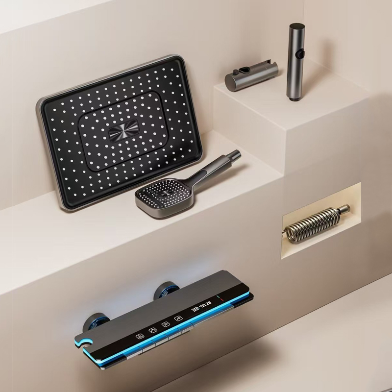 ชุดฝักบัวทองแดงแท้สำหรับใช้ในบ - Home Bathroom Shower บทวิจารณ์และราคา