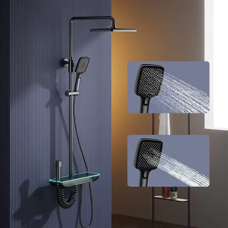 ชุดฝักบัวดิจิตอลอัจฉริยะแบบเทอ - Home Bathroom Shower บทวิจารณ์และราคา